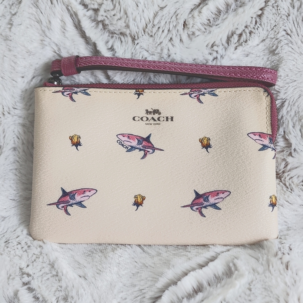 Coach Wristlet with Sharks